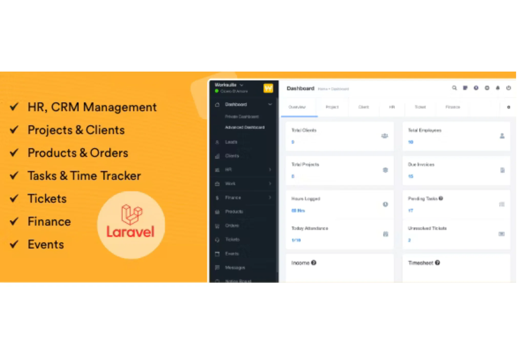 BUSINESS SUITE - HR, CRM and Project Management