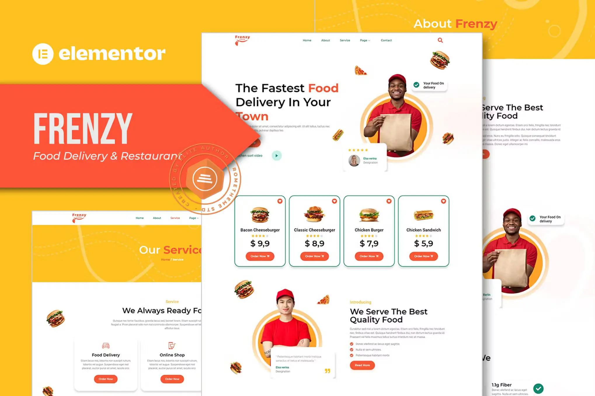 Frenzy - Food Delivery & Restaurant - Ecommerce